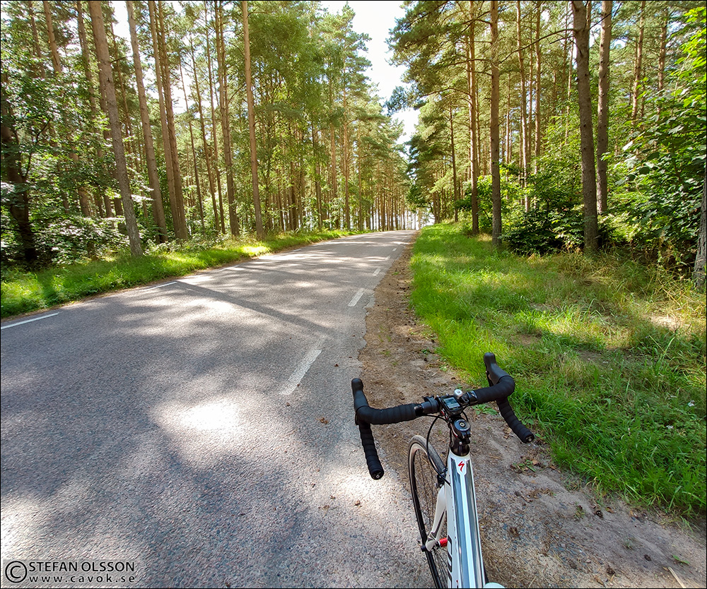 Landsvägscykel genom Häckeberga